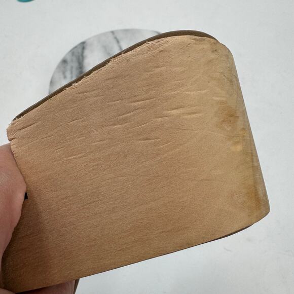 Marsèll Bottone Clogs Hazelnut Leather Size 38 Platform Mules - Picture 13 of 14